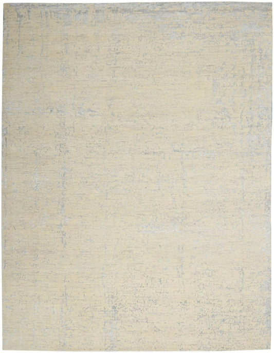 Nourison Luna LUN01 Ivory Silver Blue Rug