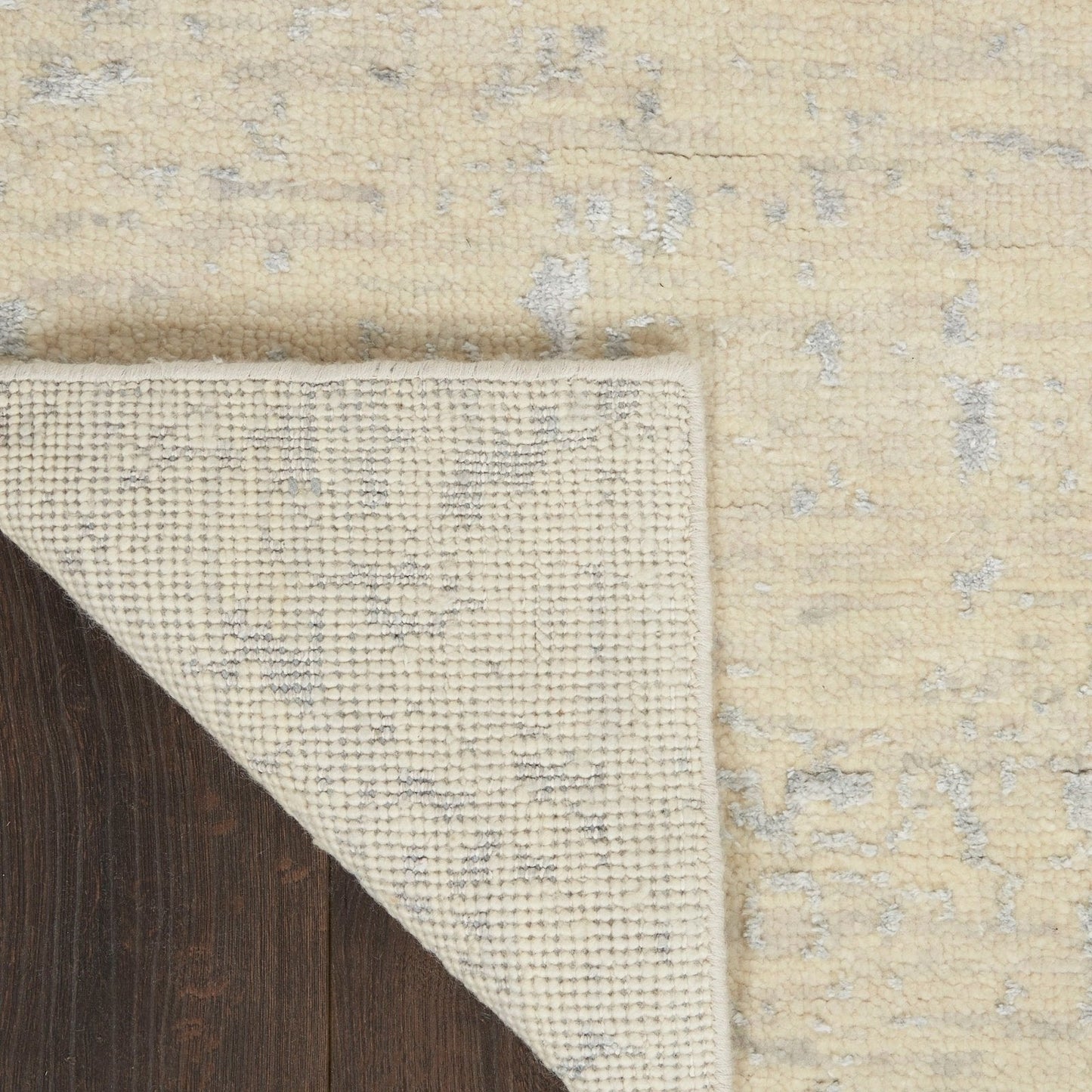 Nourison Luna LUN01 Ivory Silver Blue Rug