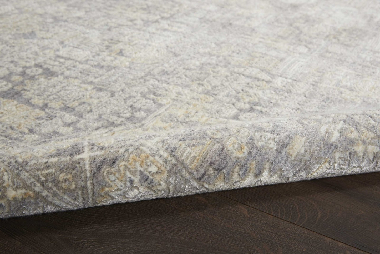 Nourison Lustrous Weave LUW02 Grey / Beige Rug