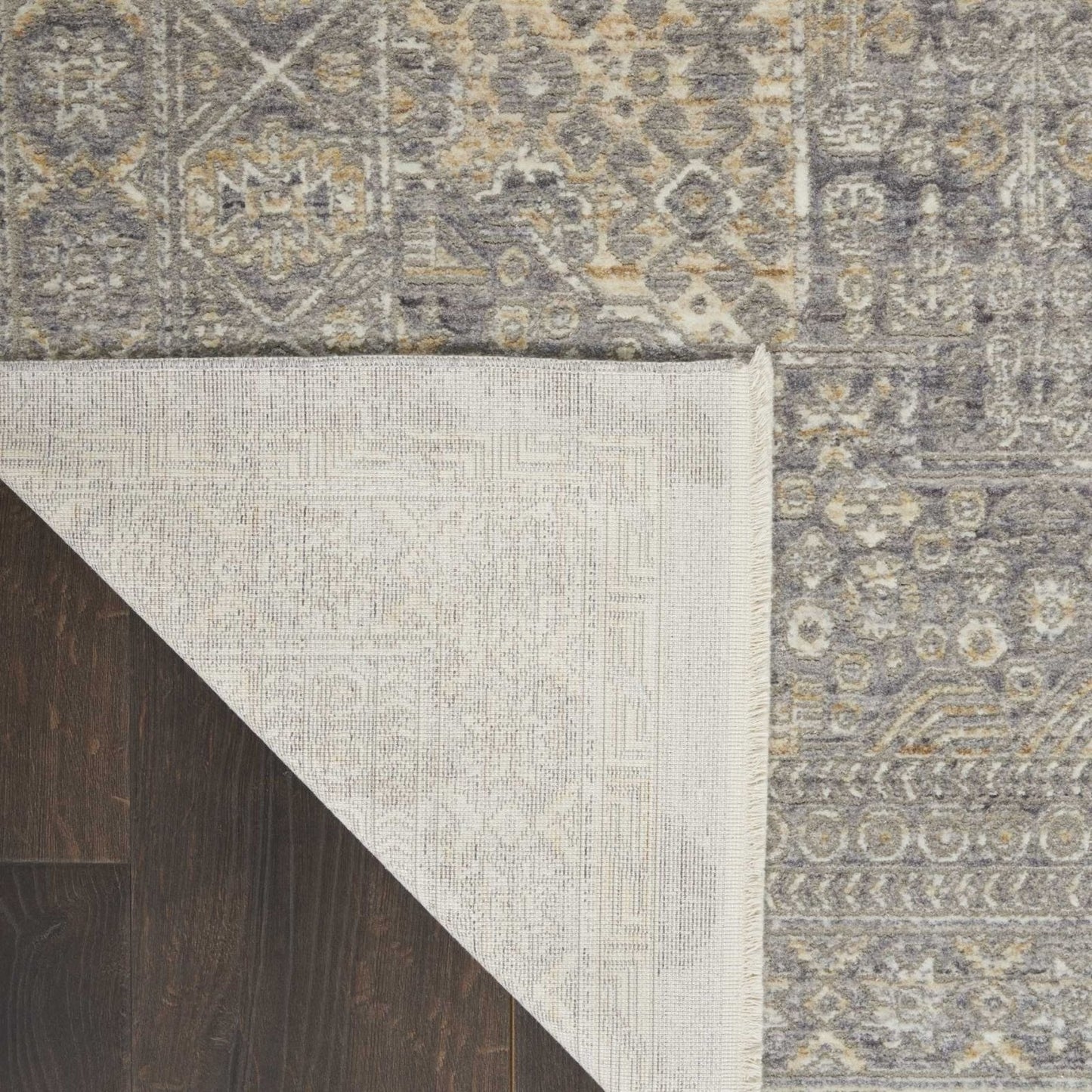 Nourison Lustrous Weave LUW02 Grey / Beige Rug