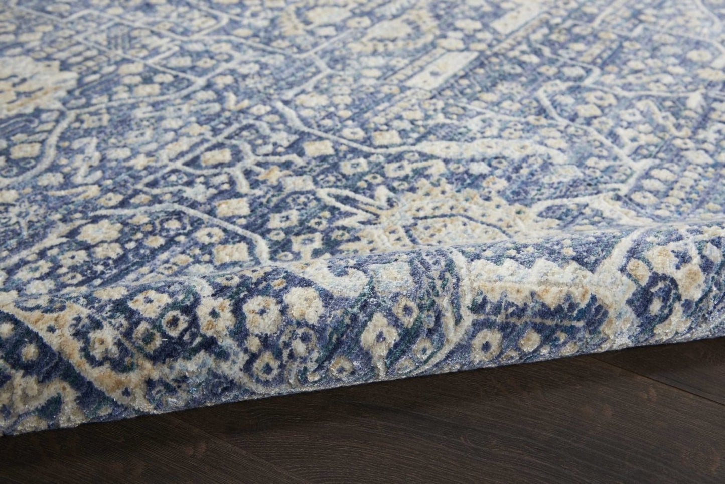Nourison Lustrous Weave LUW03 Blue Rug