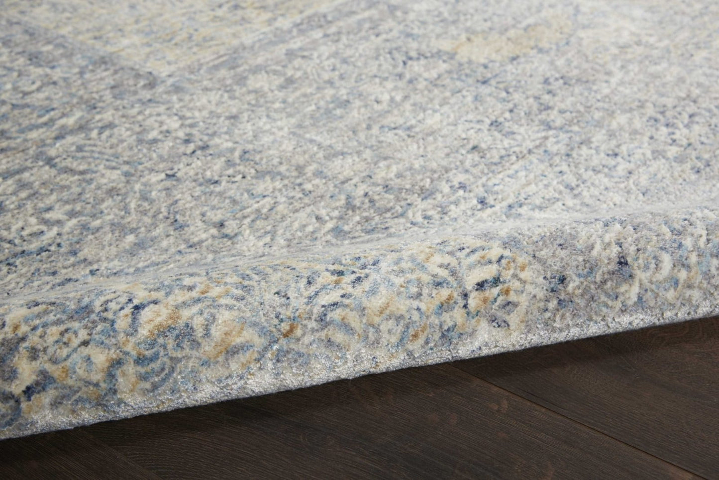 Nourison Lustrous Weave LUW04 Blue / Grey Rug
