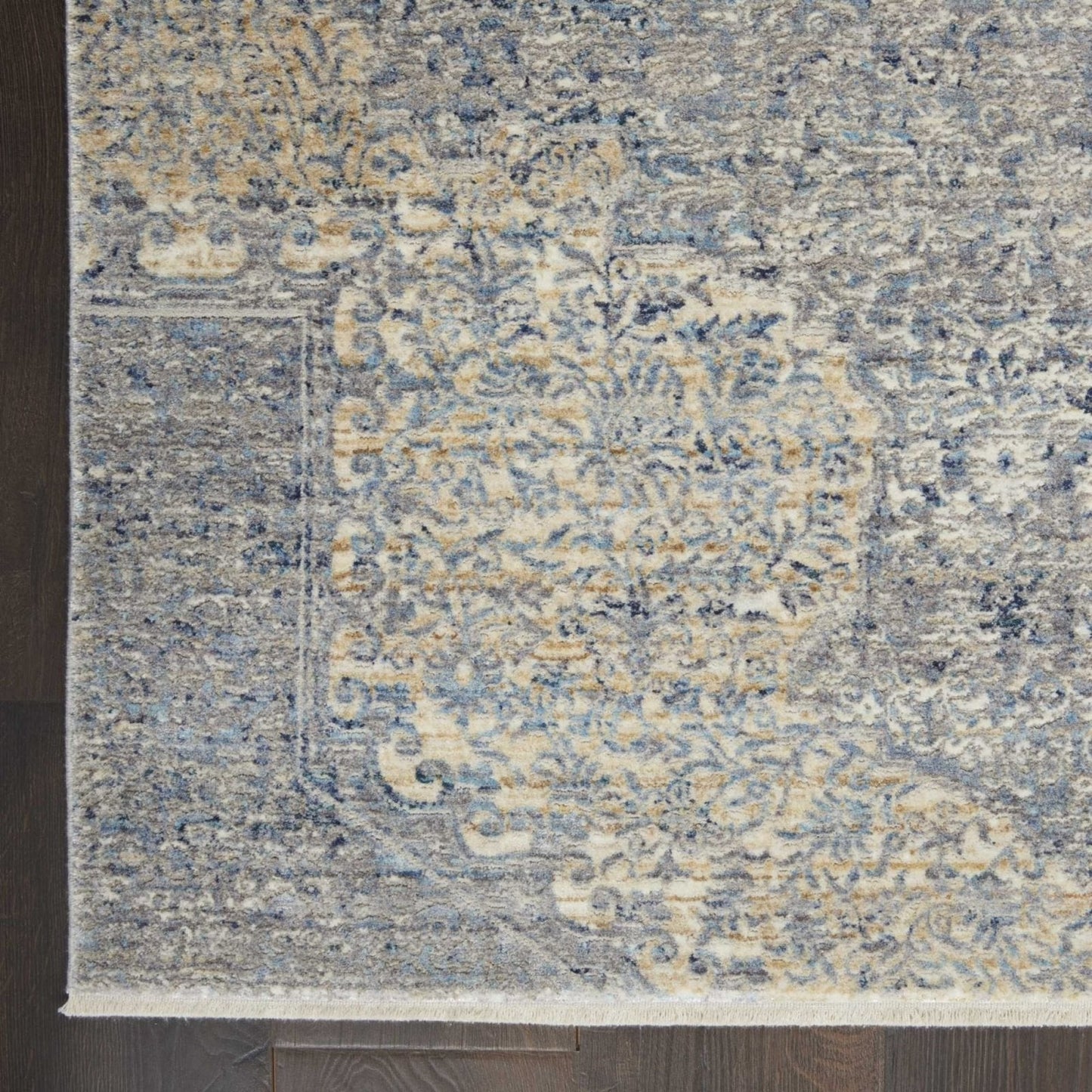 Nourison Lustrous Weave LUW04 Blue / Grey Rug
