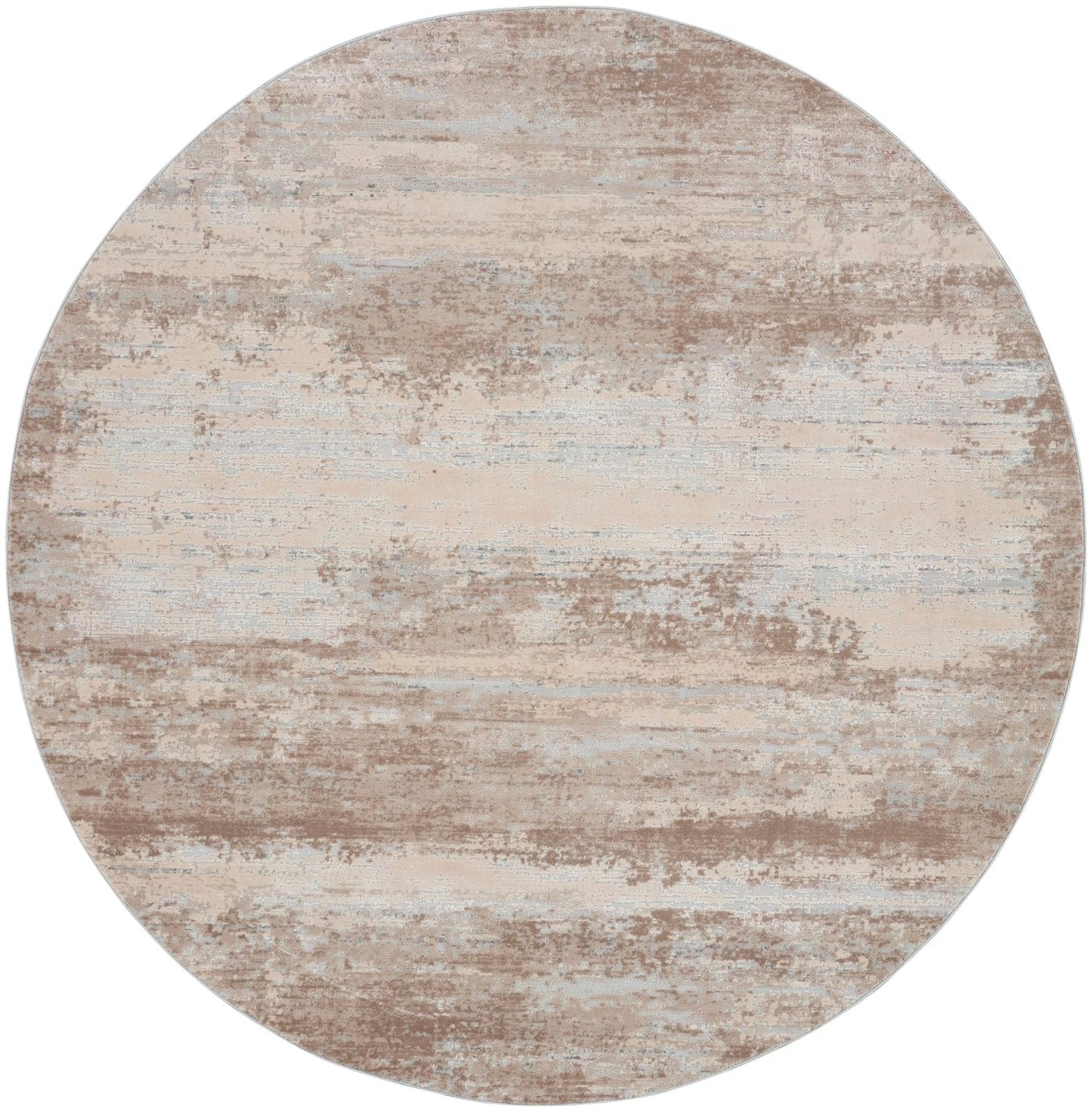Nourison Rustic Textures RUS03 Beige Round Rug