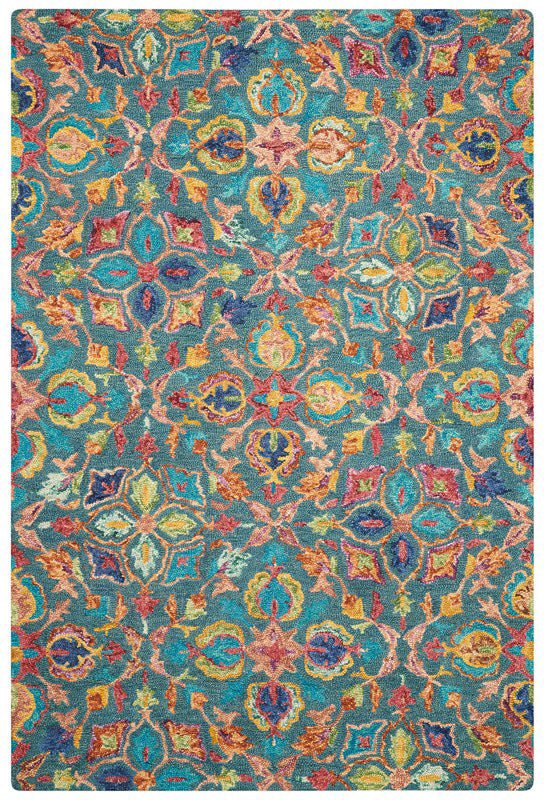 Nourison Vibrant VIB08 Teal Rug