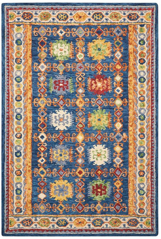 Nourison Vibrant VIB09 Navy Rug