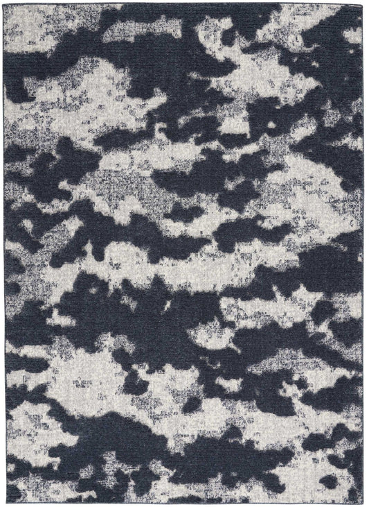 Nourison Zermatt ZER01 Blue / Grey Rug