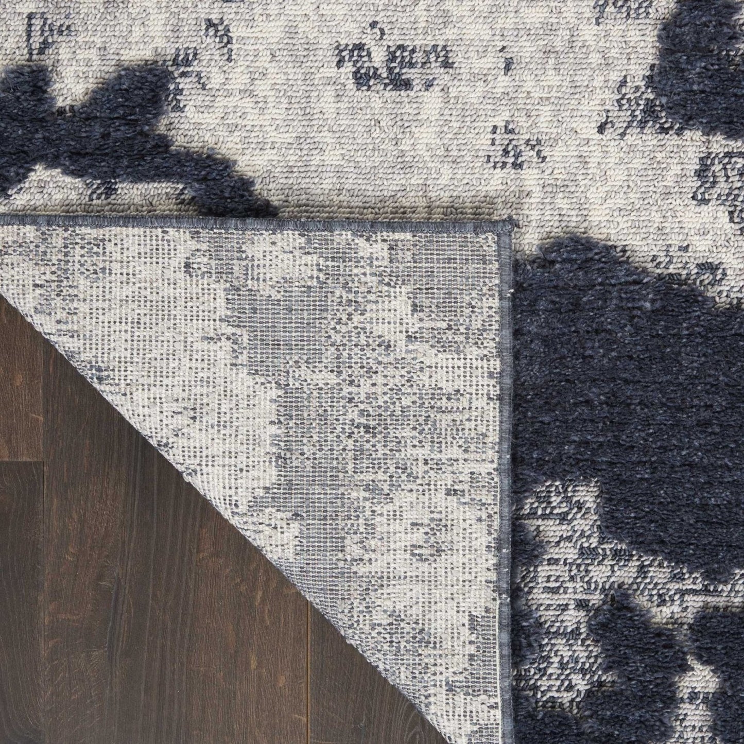 Nourison Zermatt ZER01 Blue / Grey Rug