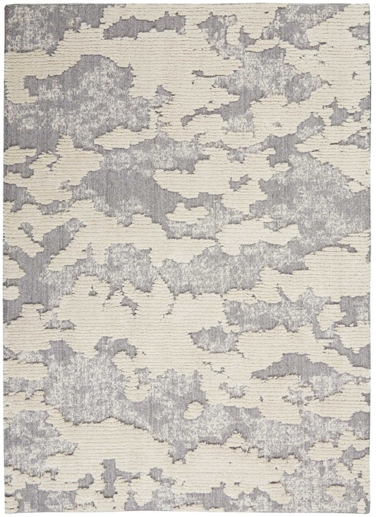 Nourison Zermatt ZER01 Ivory / Grey Rug