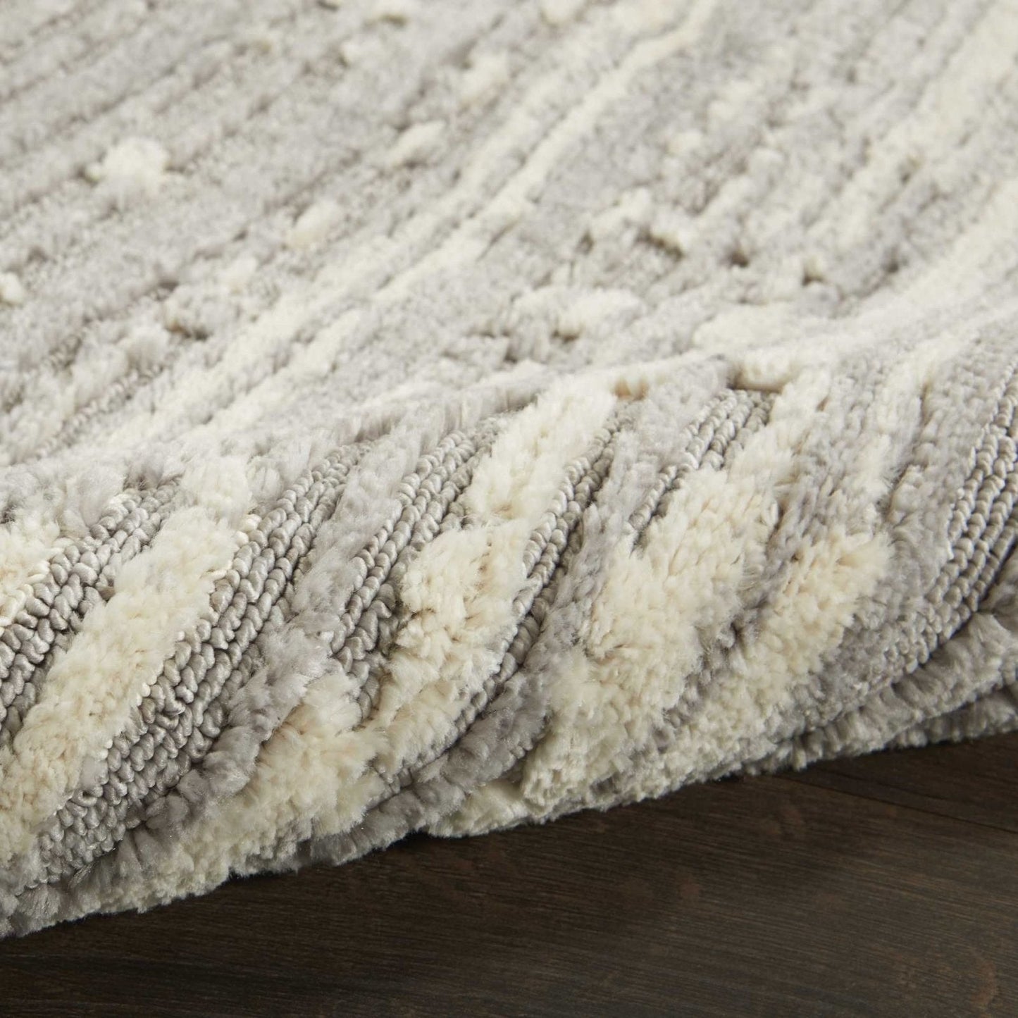 Nourison Zermatt ZER02 Grey / Ivory Rug