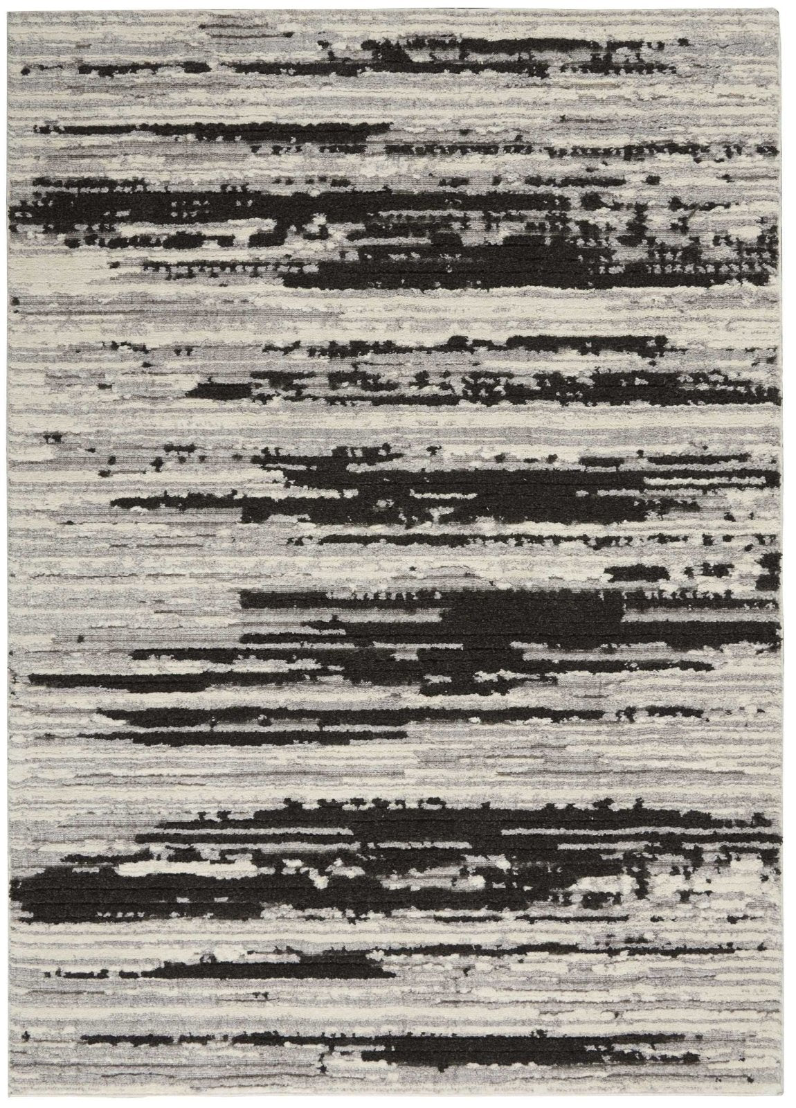Nourison Zermatt ZER02 Ivory / Charcoal Rug