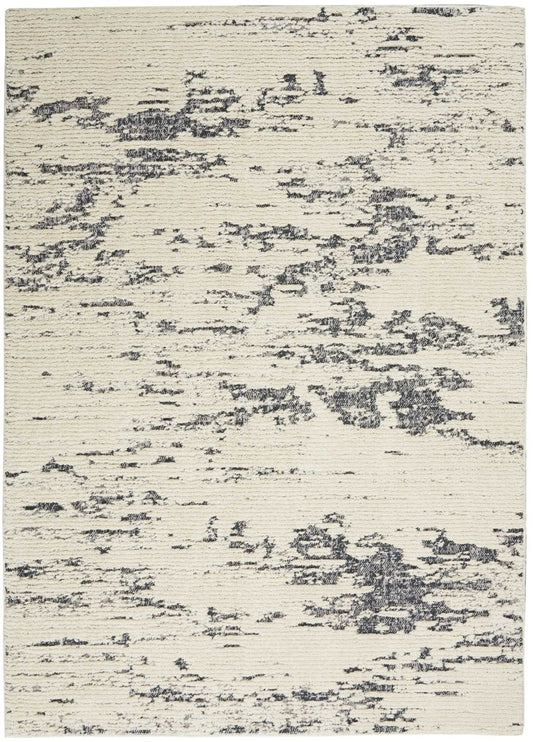 Nourison Zermatt ZER03 Ivory / Blue Rug