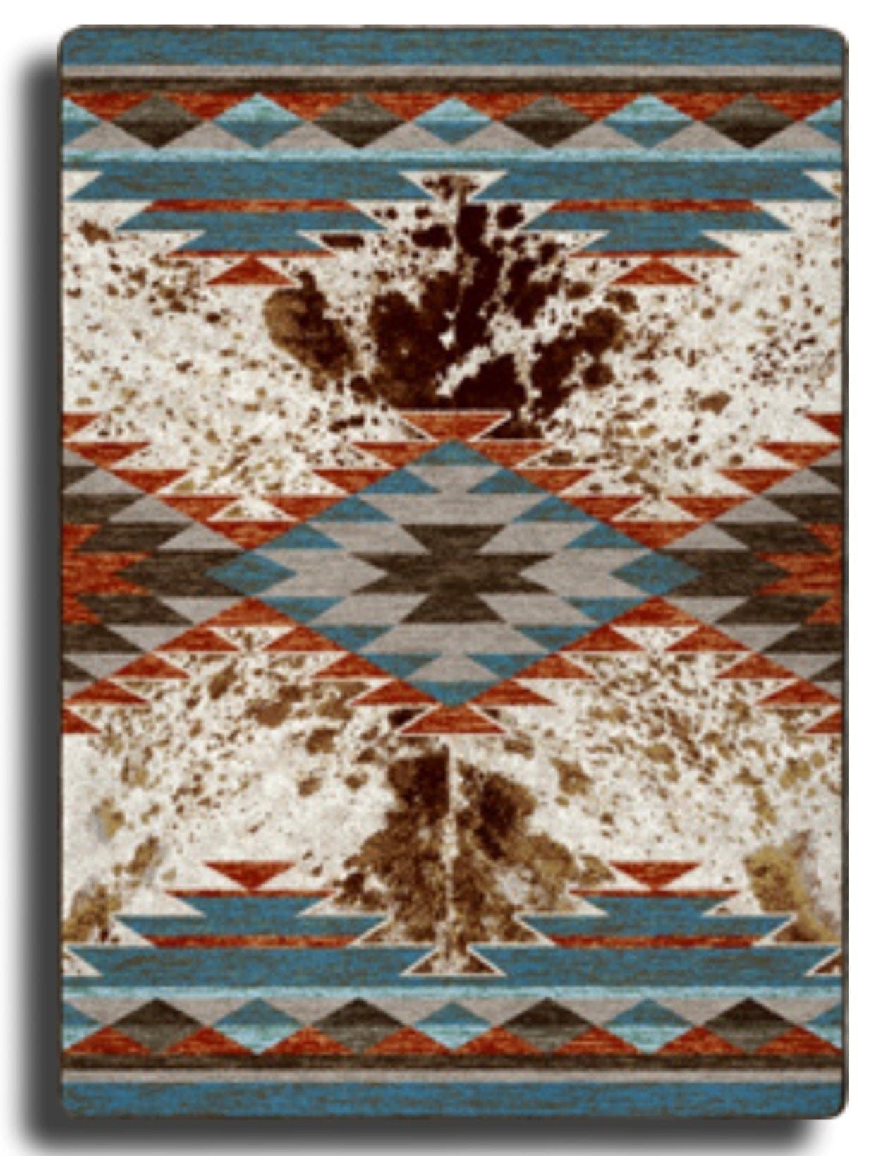 Nova cowhide Rancher area RUG