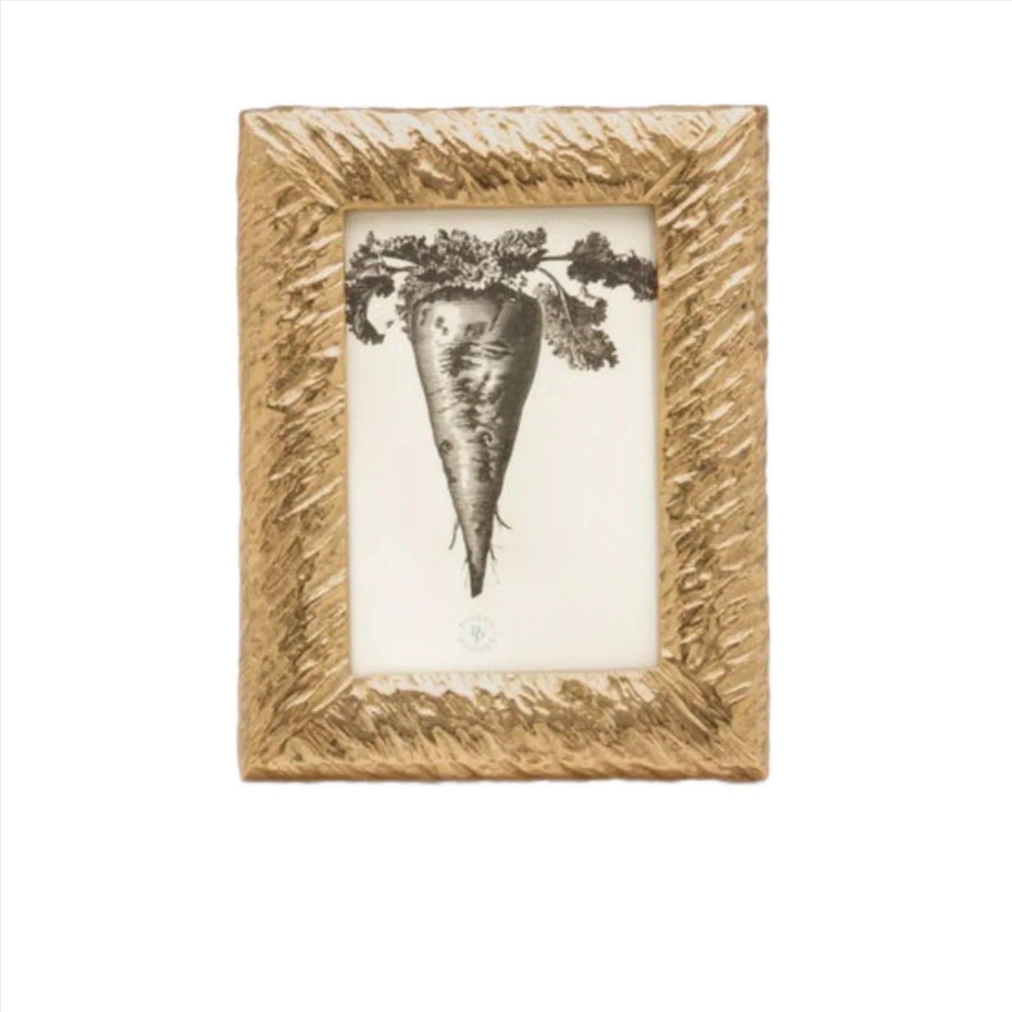 Corinth Textured Brass Picture Frame - The Well Appointed House