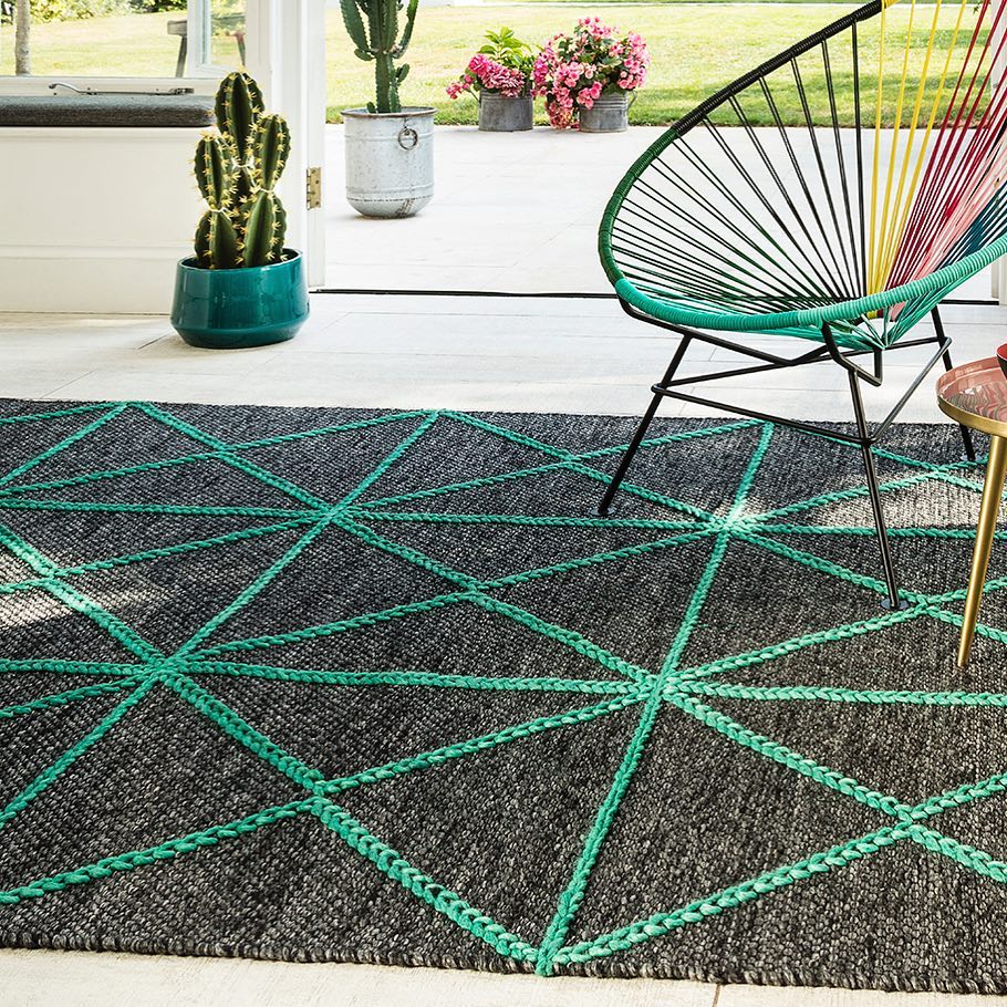 Prism Green Rug