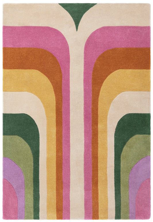 Romy 01 Retro Pink Rug