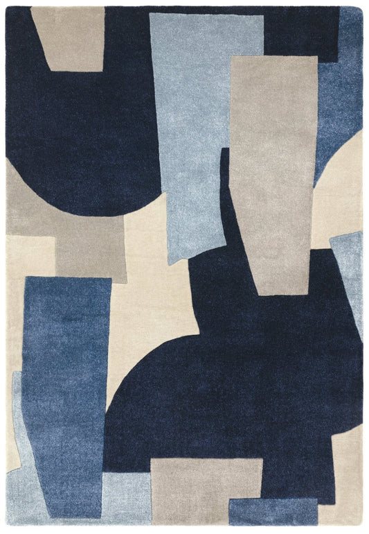 Romy 11 Element Blue Rug