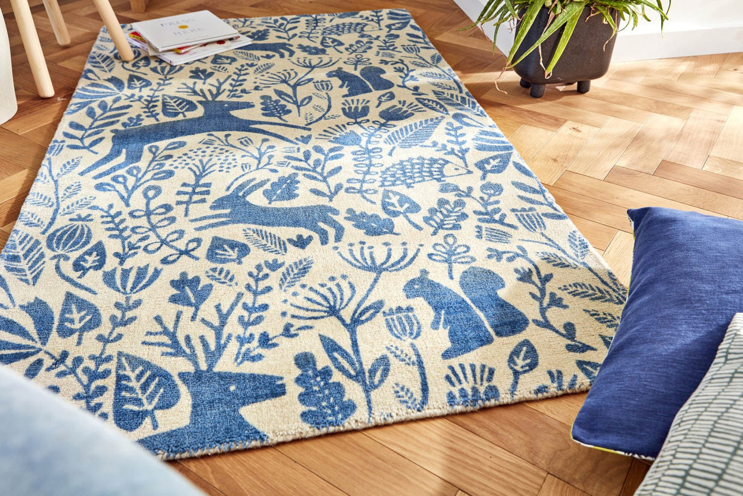Scion Kelda Kobalt 023508 Rug