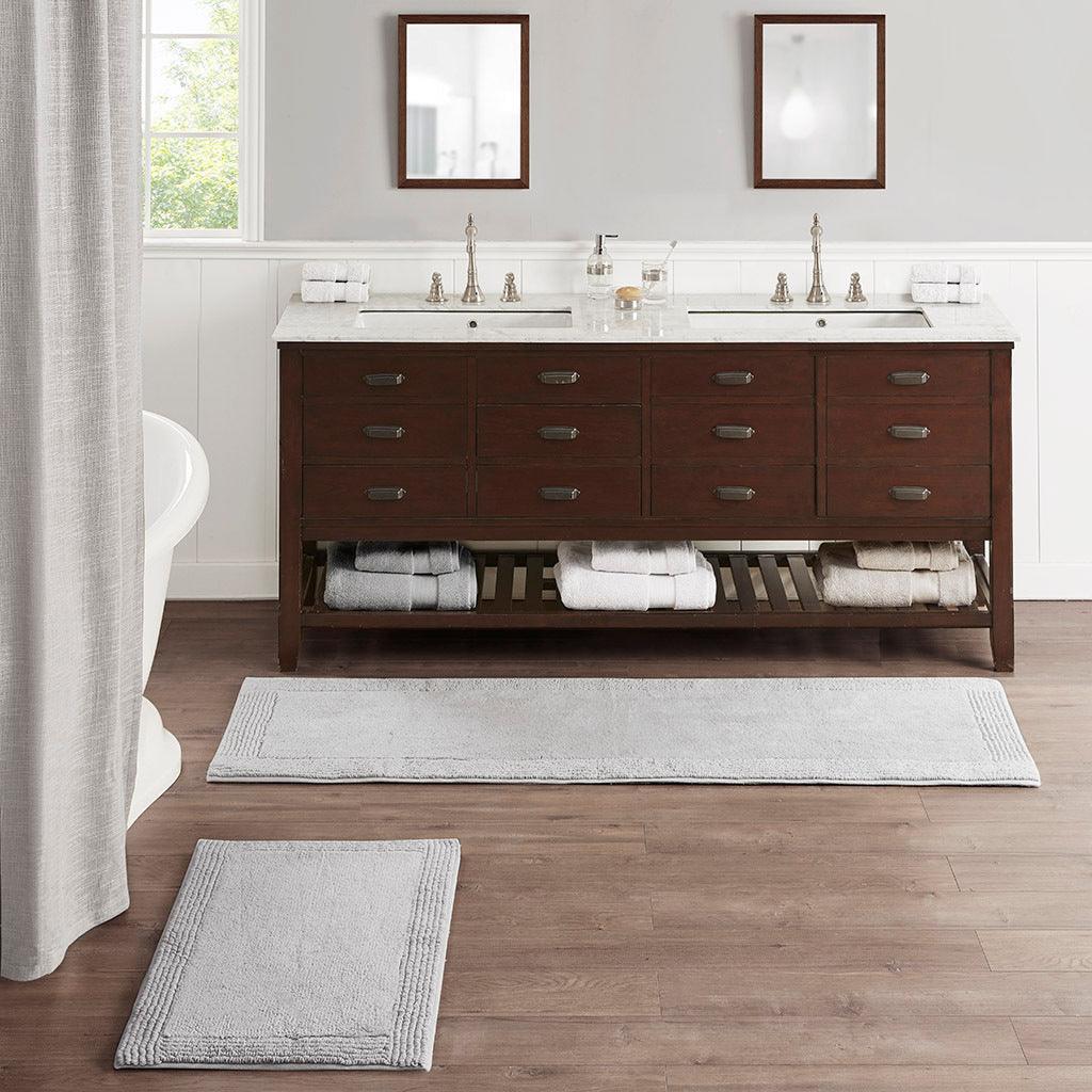Splendor 24" Bath Rug Grey