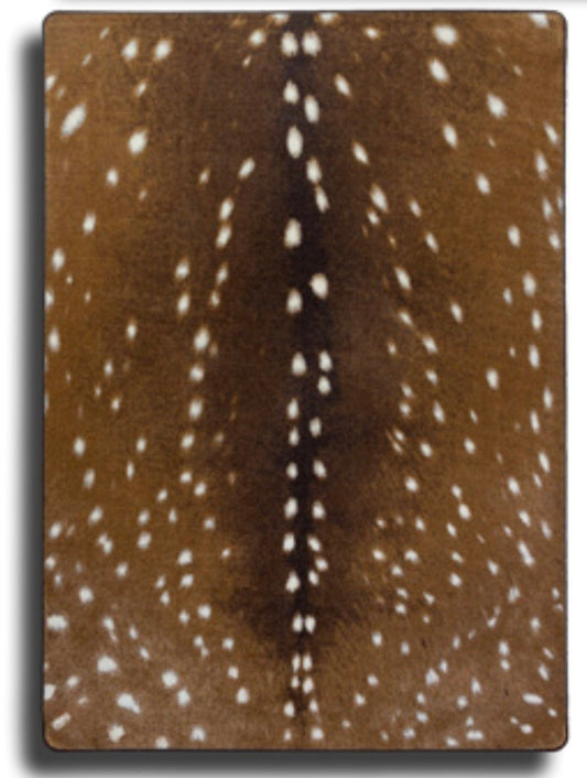 Spotted hide sienna area RUG