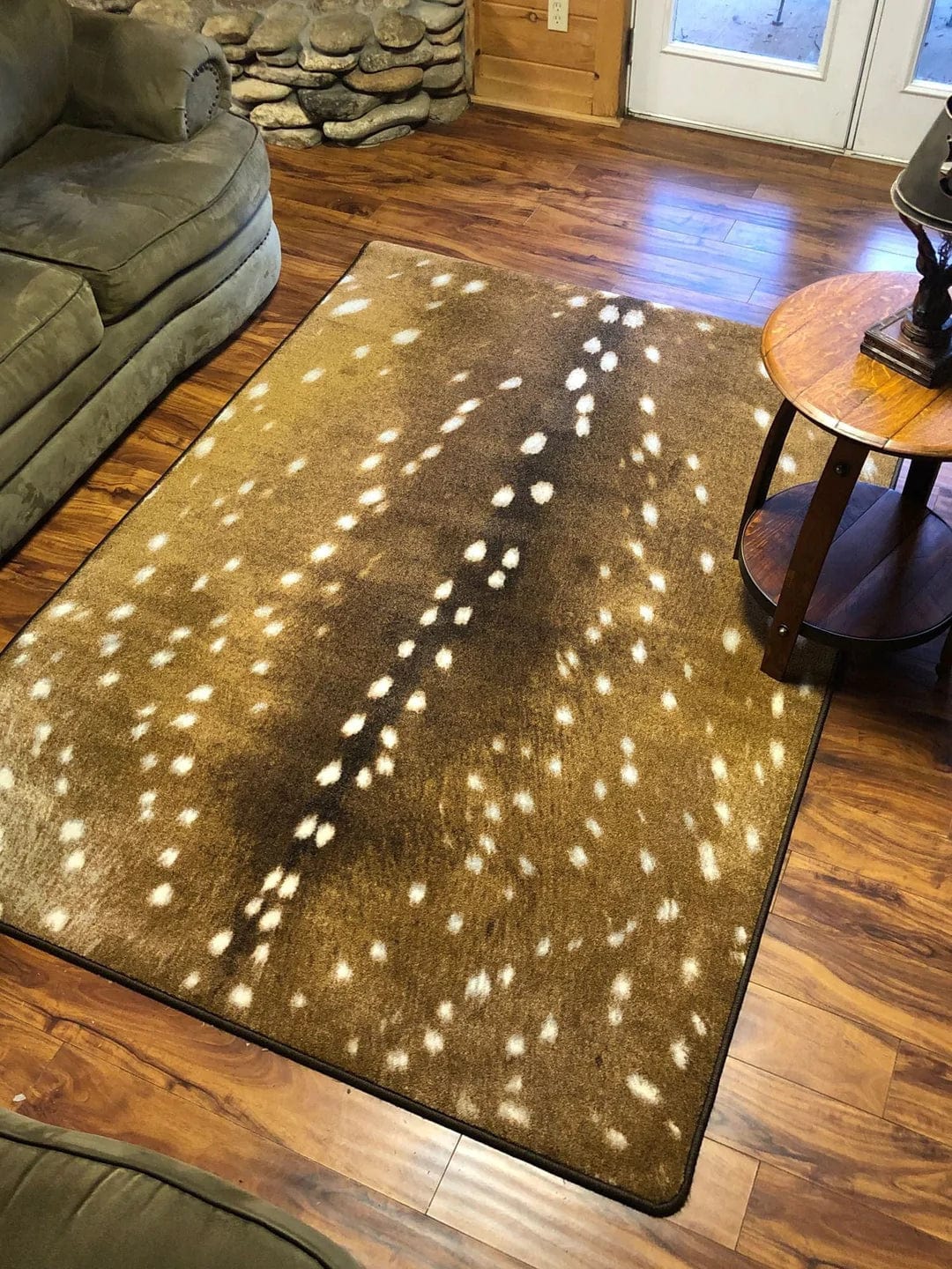 Spotted hide sienna area RUG