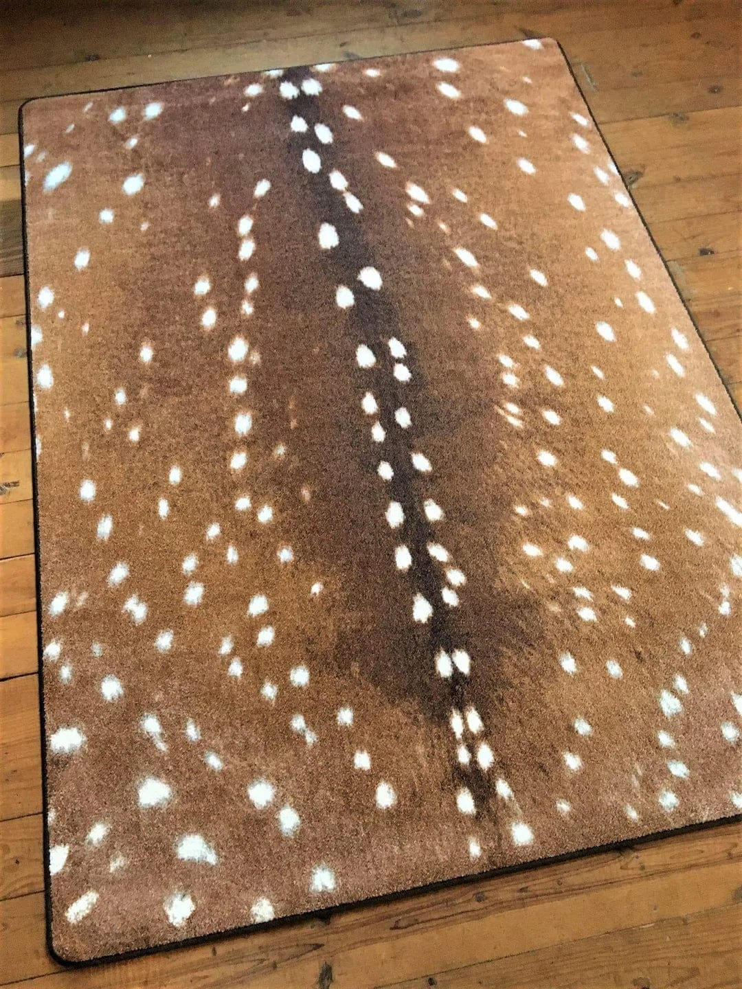 Spotted hide sienna area RUG