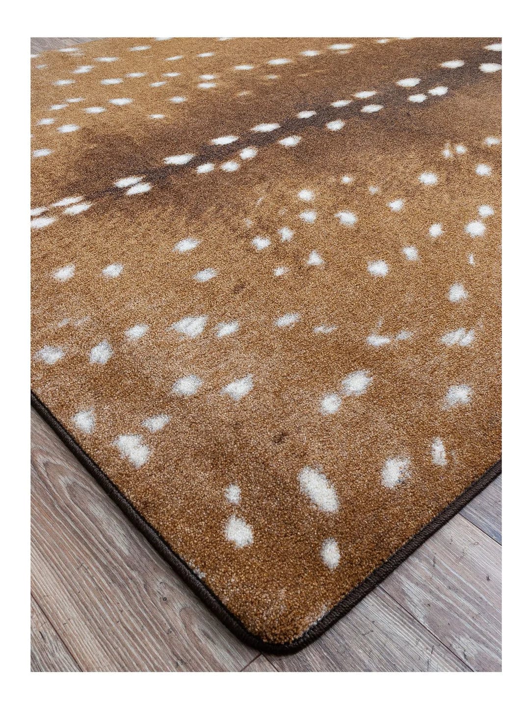 Spotted hide sienna area RUG