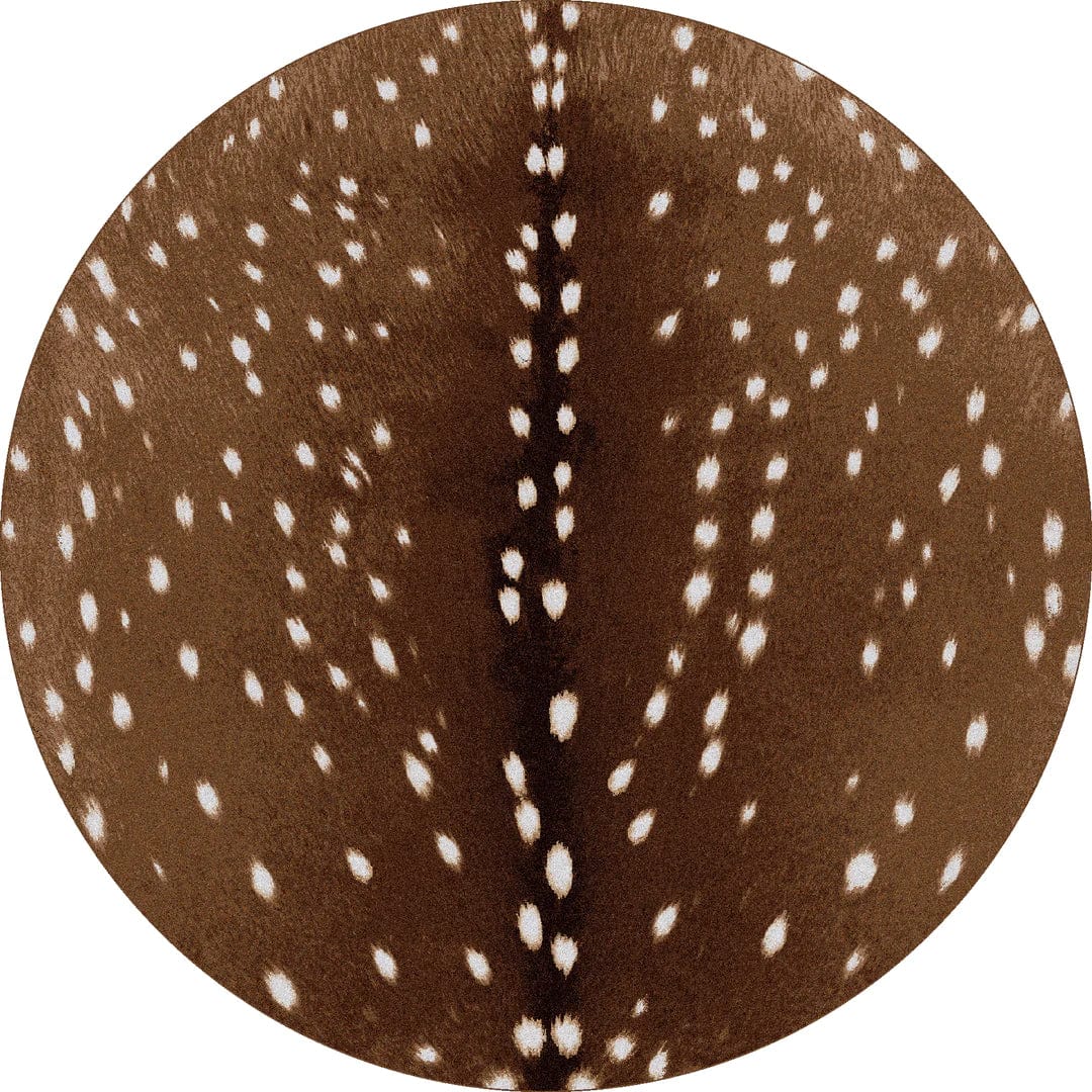 Spotted hide sienna area RUG