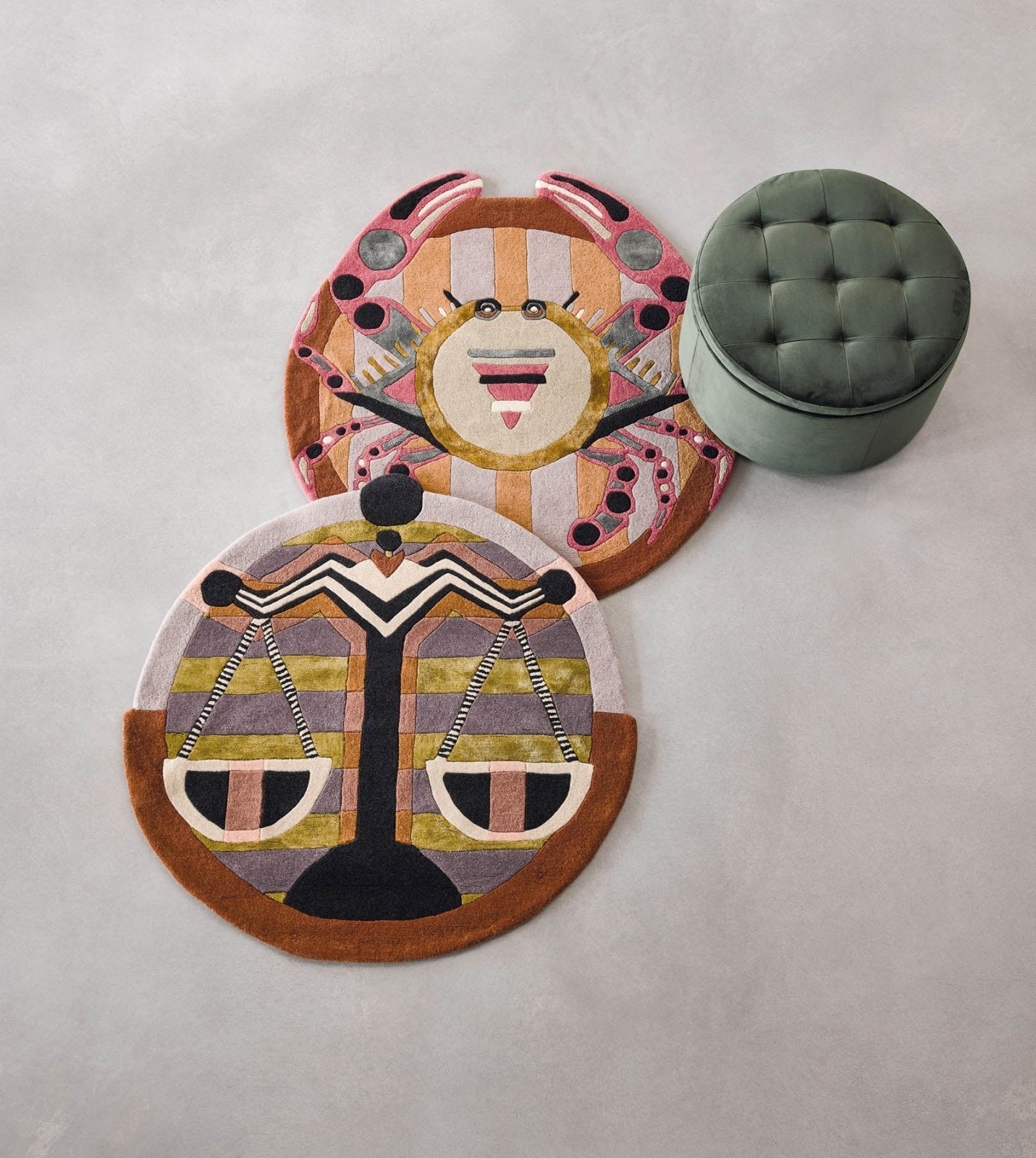 Ted Baker Zodiac 161405 Cancer Star Round Rug
