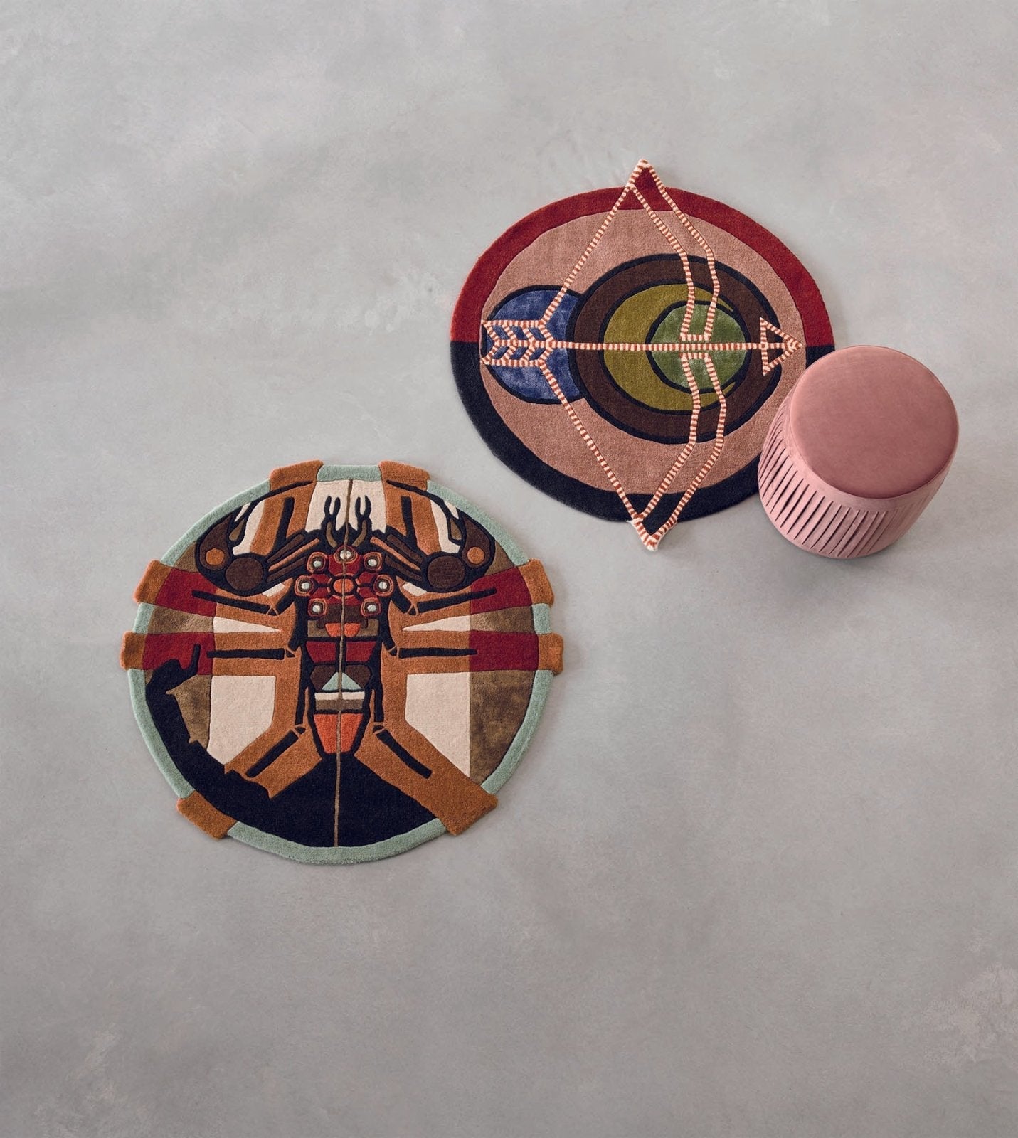Ted Baker Zodiac 161805 Scorpio Star Round Rug