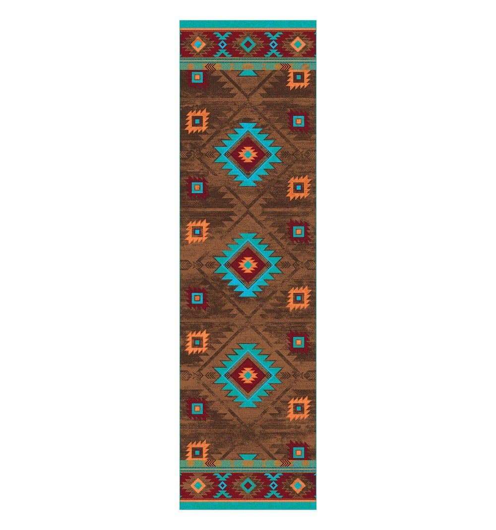 Whiskey river turquoise area RUG