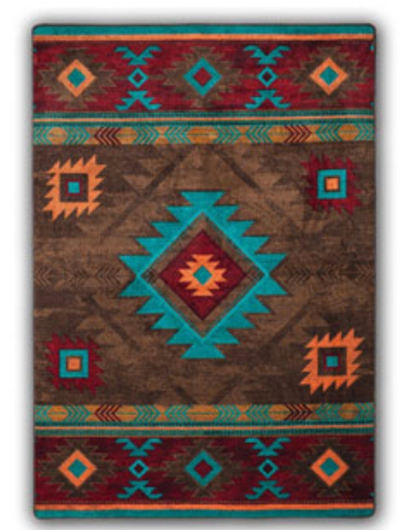 Whiskey river turquoise area RUG
