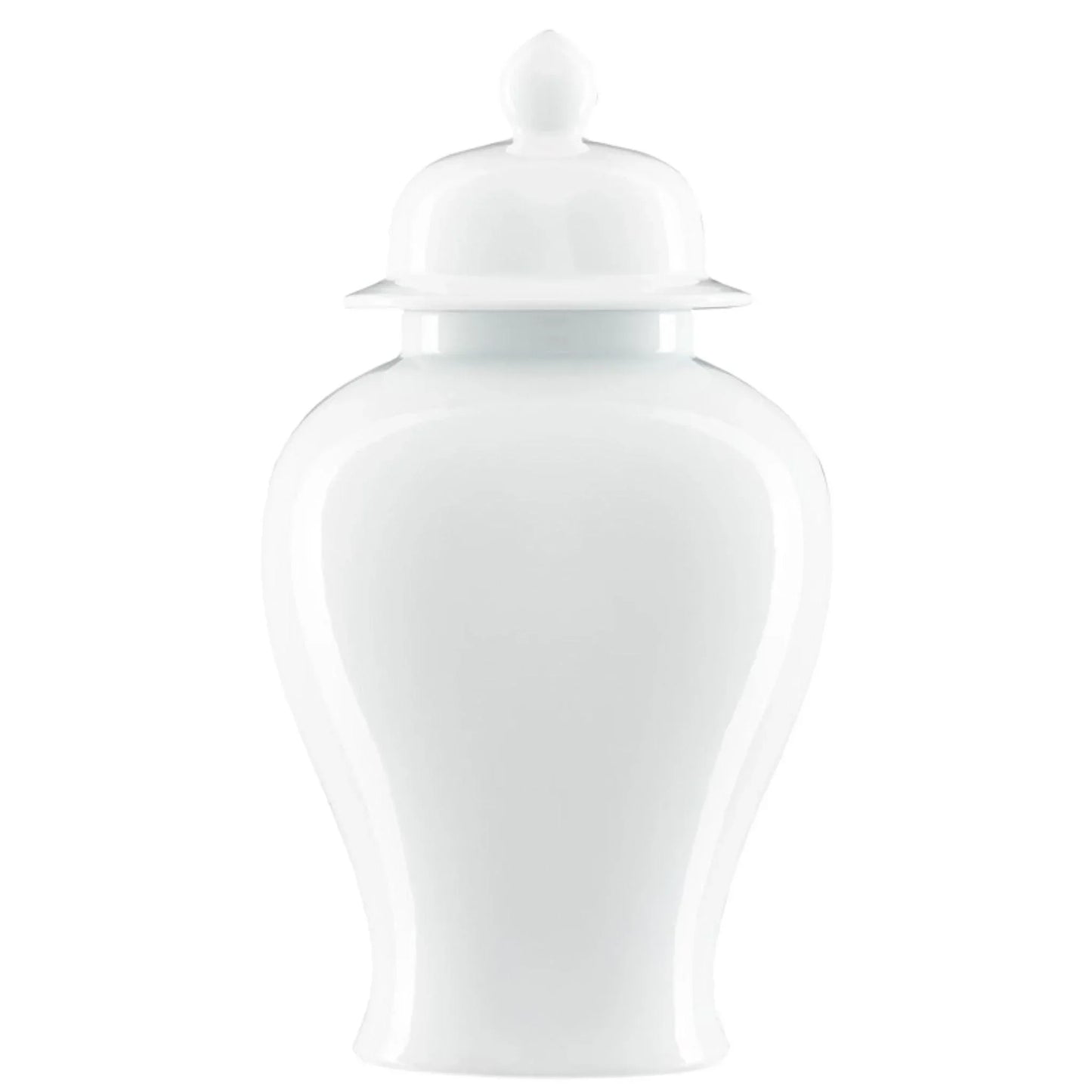 White Porcelain Imperial Ginger Jar