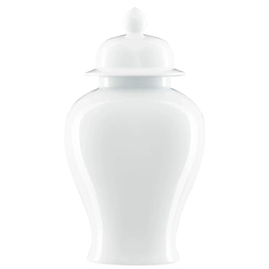 White Porcelain Imperial Ginger Jar